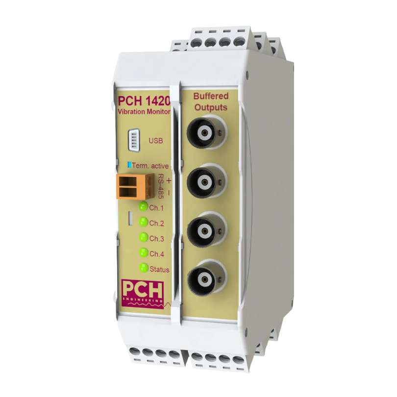 Axial fan vibration monitoring Remote monitoring